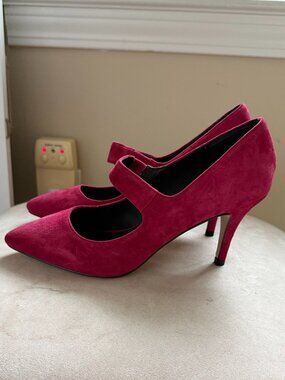 Dark pink mary jane
